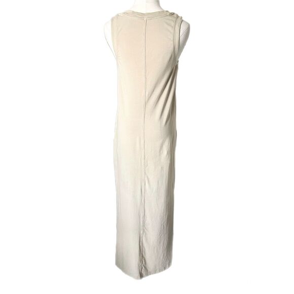 Lululemon All Yours Tank Midi Dress in Trench Tan Pima Cotton Size 6 - Picture 3 of 6